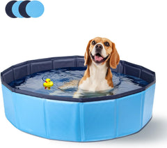 Hondenzwembad - 120x30 cm - Dierenzwembad - Zwembad hond - Blauw - Nobleza