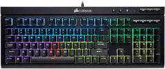 Corsair - K68 RGB mechanisch gamingtoetsenbord RGB achtergrondverlichting Cherry MX Red Switch - zwart