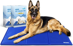 Koelmat Hond & Kat - 110x70 cm - Blauw - Nobleza