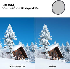 Polarisatiefilter 77 mm - CPL polarisatiefilter - Nano-X - K&F CONCEPT