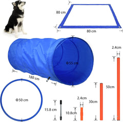 Agility voor de hond - Hondentunnel -  Honden Training - NAIZY •