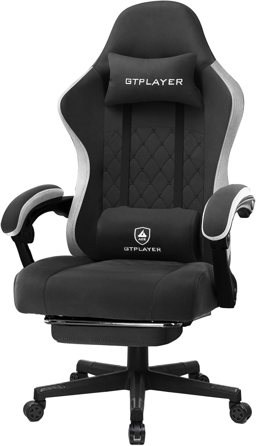 Ergonomische Bureaustoel -  Office Chair - Gamestoel - Volwassenen - Zwart - GTPLAYER
