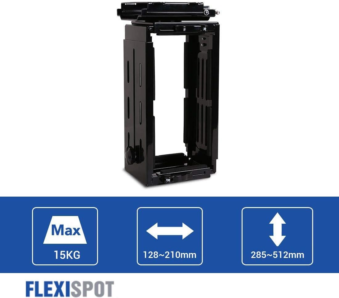 PC houder - CPU houder - computer houder - Zilver - FLEXISPOT