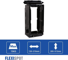 PC houder - CPU houder - computer houder - Zilver - FLEXISPOT