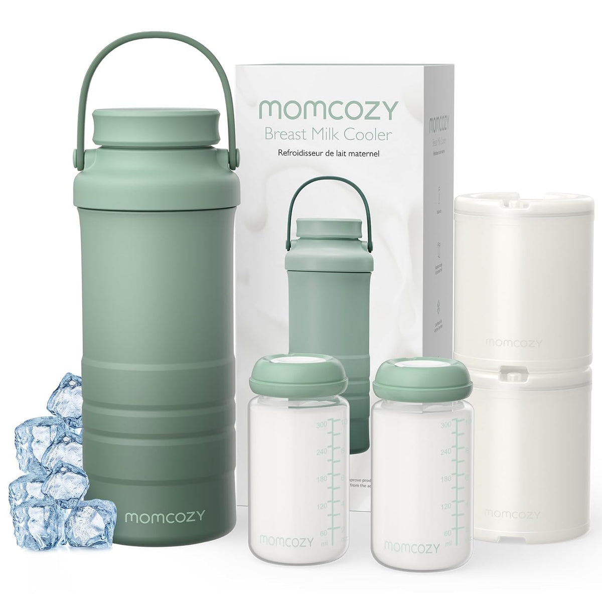 Melkkoeler voor Onderweg - Draagbare Moedermelkkoeler - 650ml - Momcozy