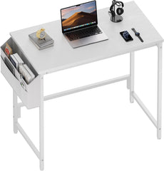 Bureau - Computertafel - Computerbureau - 80x50 cm - Wit - HLONONE