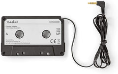 NEDIS Car Audio Aux-cassetteadapter | 3,5 mm | Touwlengte: 1,00 m | Zwart 1,00 m Zwart, ACON2200BK