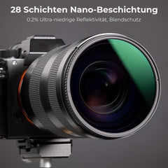 Polarisatiefilter 77 mm - CPL polarisatiefilter - Nano-X - K&F CONCEPT