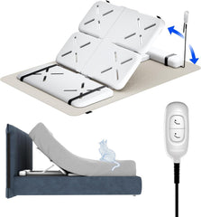 FLEXISPOT Elektrisch Bed Lattenbodem - Elektrisch Verstelbaar Hefmechanisme voor Matrassen - Verhoogt Alle Bedden en Springbodems - Met Krachtige Motor en Afstandsbediening