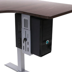 PC houder - CPU houder - computer houder - Zilver - FLEXISPOT