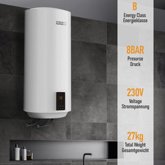 Elektrische Warmwater Boiler - Thermometer - 2000W - 100L - Waterboiler - Aquamarin