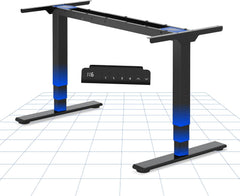 Zit sta bureau - Elektrisch - Verstelbaar - Bureauframe - Zwart - EC5B - FLEXISPOT