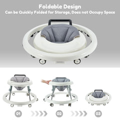 Loopstoel - Baby walker - Loopwagen - Opvouwbaar - Wit
