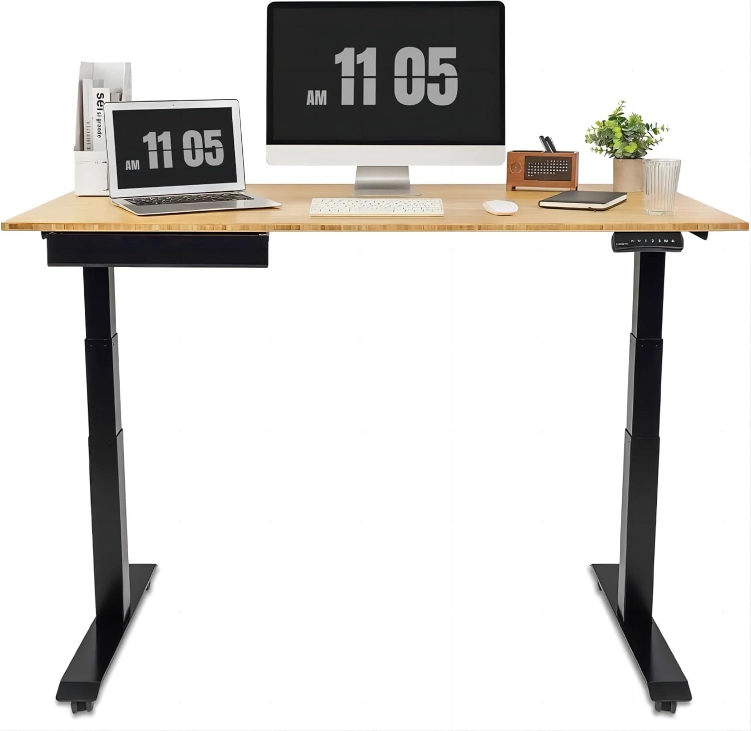 Bureaulade - Lade onder het bureau - 38x22x5 cm - Zwart - S07LB - FLEXISPOT