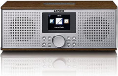 Lenco DIR-170WA DIR-170 Internet tafelradio DAB+, FM AUX, Bluetooth, USB, internetradio walnoot, 2 x 10 Watt RMS hout