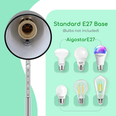 Tafellamp - Bureaulamp - Leeslamp - Zwart - Aigostar
