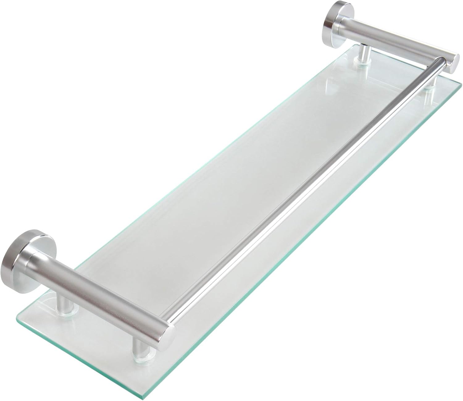 Wandplank - Glas - set van 2 - 50 cm - Aquamarin
