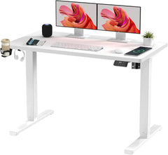 Zit sta bureau - Elektrisch - Verstelbaar - 110 x 60 cm - QS1W - SANODESK