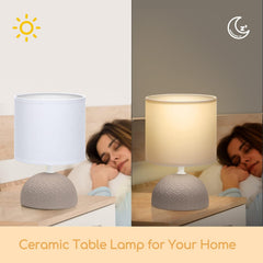 Tafellamp - Bureaulamp - Tafellamp slaapkamer - Bruin - Aigostar