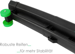 Masko® elektrische bladzuiger, 3-in-1, 3000 W, schouderriem en wielen, opvangzak 45 l, bladblazer, tuinzuiger, tuinblazer, groen