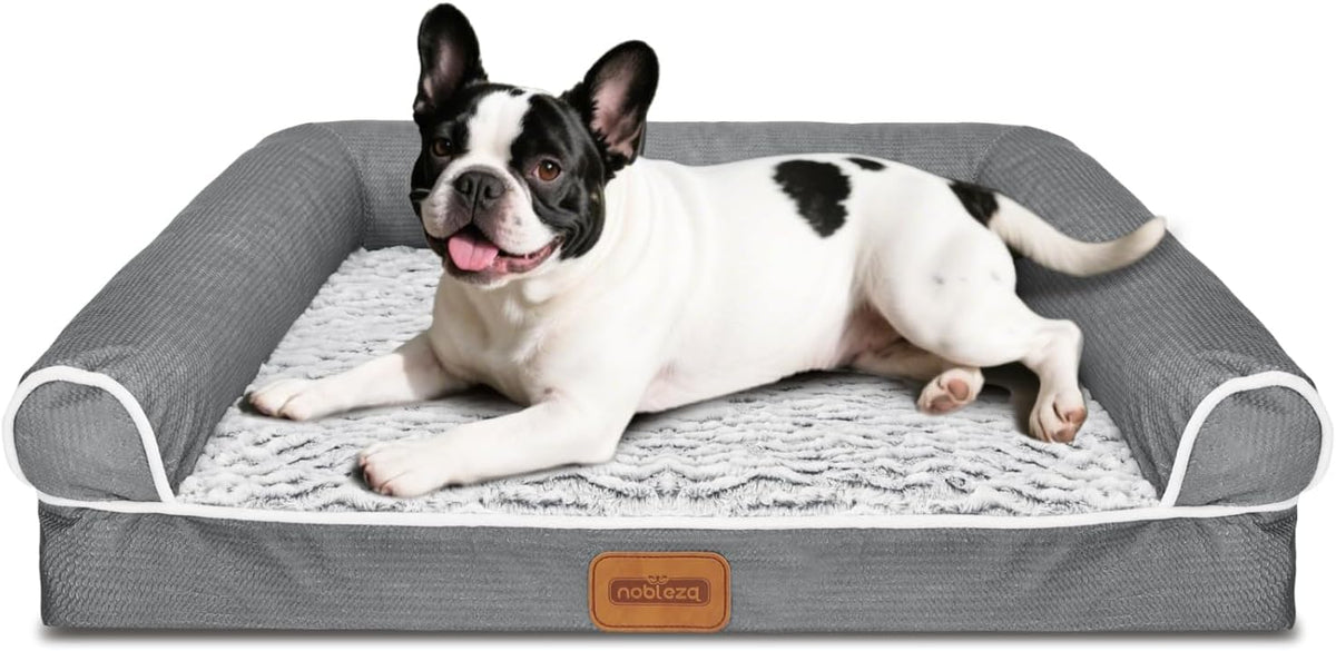 Hondenmand - Hondenkussen - Hondenbed - Grijs - 71x58 cm - Nobleza