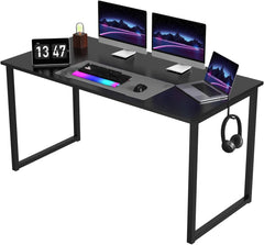 Bureau - Computerbureau - Computertafel - 160x60 cm - Zwart - SANODESK