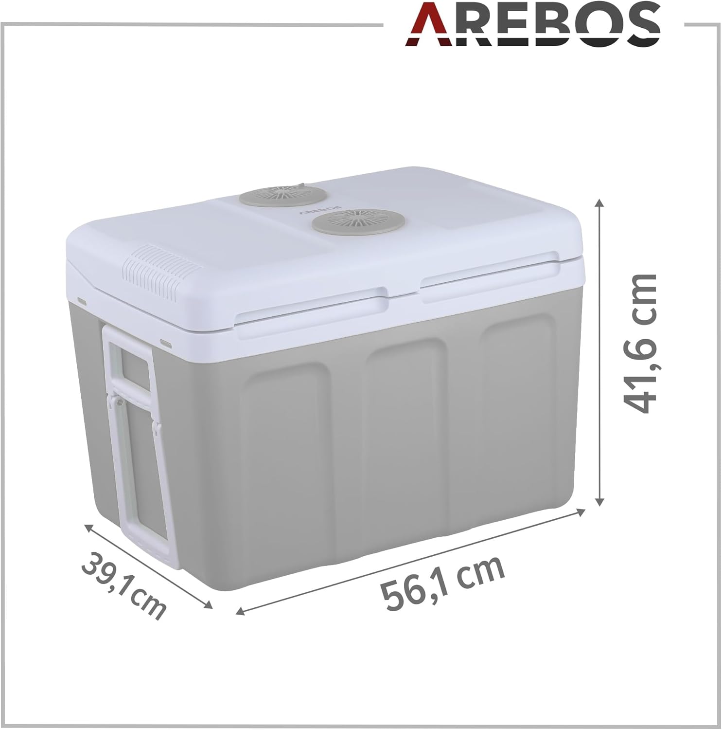 Koelbox Elektrisch – 12V en 230 volt - Coolbox - Frigobox - 40L – Antraciet