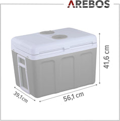 Koelbox Elektrisch – 12V en 230 volt - Coolbox - Frigobox - 40L – Antraciet