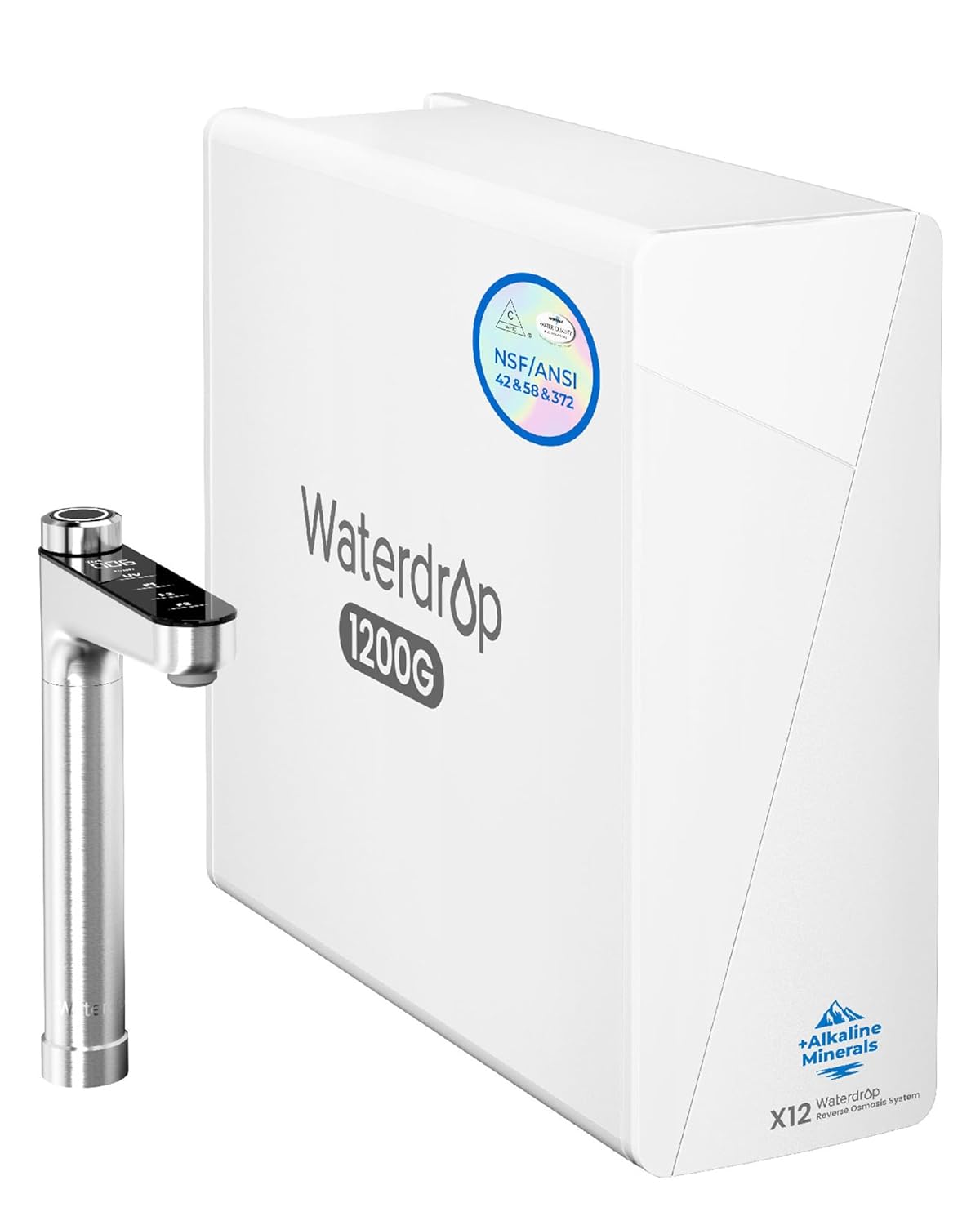 Waterfilter - Osmose apparaat - Omgekeerde osmose - Wit - Waterdrop X12