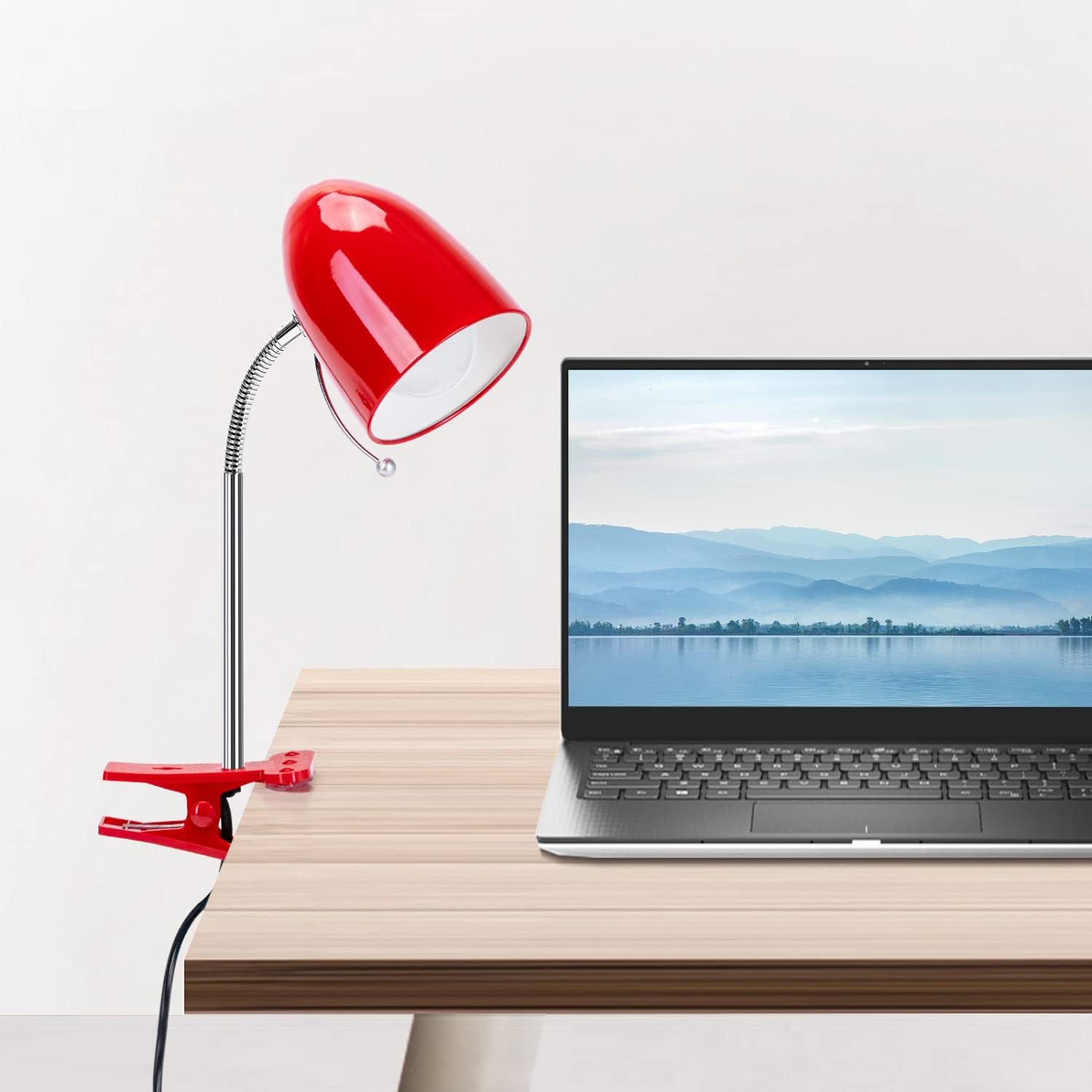 Tafellamp - Bureaulamp - Leeslamp - Rood - Aigostar