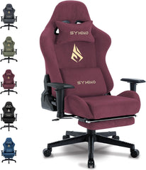 Ergonomische Bureaustoel -  Office Chair - Gamestoel - Volwassenen - Rood - SYMINO
