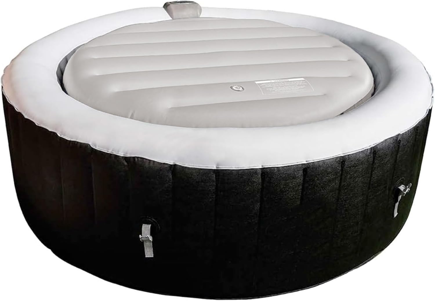 Arebos Thermoafdekking voor whirlpools | grijs | whirlpoolaccessoires voor zwembaden | opblaasbare afdekking | Ø 167 cm