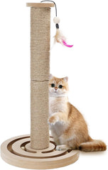 Krabpaal voor katten - 55x30x30x cm - Bruin - Nobleza