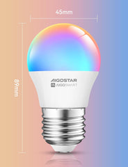 E27 LED lamp - Dimbaar - Smart lamp - 6,5W - 4 stuks - Aigostar