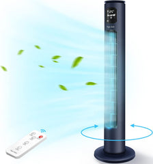 Torenventilator - Fluisterstil - Oscillatie - Zwart - Taylor Swoden •