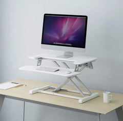 Monitor verhoger - Laptop verhoger - Bureau verhoger - 72x42 cm - Wit - M17W - FLEXISPOT