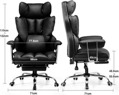 Ergonomische Bureaustoel -  Office Chair - Gamestoel - Volwassenen - Zwart - GTPLAYER - GT200