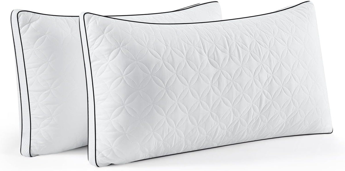 Ergonomisch hoofdkussen - Nekklachten - 40x80 cm - Wit - BedStory