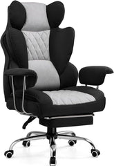 Ergonomische Bureaustoel -  Office Chair - Gamestoel - Volwassenen - Grijs/Zwart - GTPLAYER