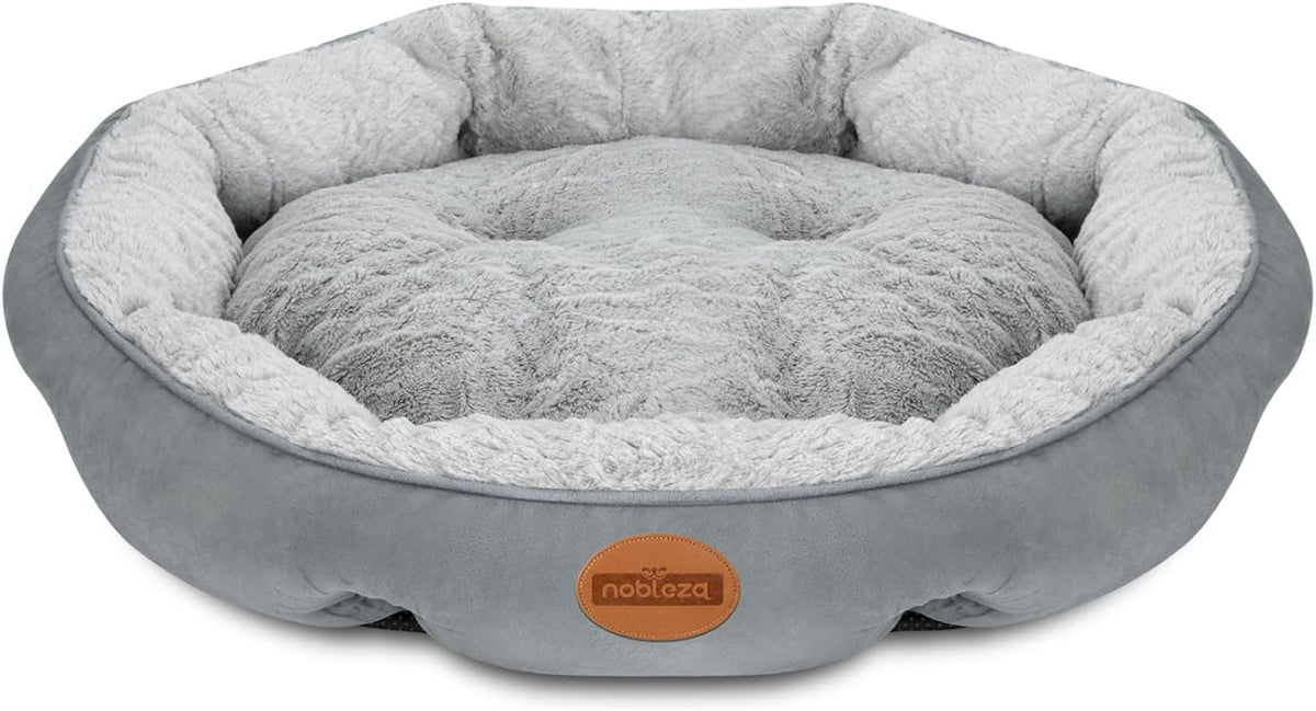 Hondenmand - Hondenkussen - Hondenbed - Grijs - 80 cm - Nobleza