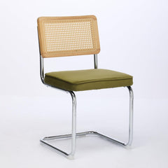 Eetkamerstoelen - Set van 2 - Met Rugleuning - Fluweel - Groen