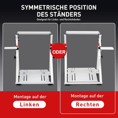 Wheel stand - Racestuur standaard - Stuurwielhouder - Wit - GTPLAYER