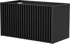 Wastafelkast - Wastafelmeubel - Wastafelonderkast - 80 cm - Zwart - UEV