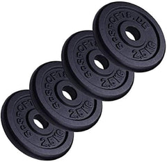 Halterschijven - Halter gewichten - 30 mm - 4x2.5 kg - Gietijzer - ScSPORTS®