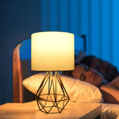 Tafellamp - Bureaulamp - Tafellamp slaapkamer - Wit - Aigostar