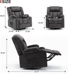 COMHOMA Power Lift elektrische relaxstoel, televisiestoel, massagestoel voor ouderen, verwarming met 2 zijzakken en bekerhouder