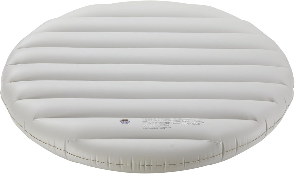 Arebos Thermoafdekking voor whirlpools | grijs | whirlpoolaccessoires voor zwembaden | opblaasbare afdekking | Ø 167 cm