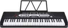 Keyboard - Digitale piano - Piano - 61 toetsen - Zwart - DZDZDZ