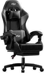 Ergonomische Bureaustoel -  Office Chair - Gamestoel - Volwassenen - Zwart/Grijs - HLDIRECT