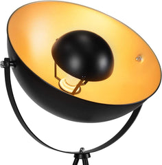 Vloerlamp - Staande lamp - 139 cm - Zwart - Jago